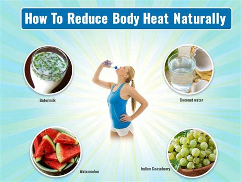 How to reduce heat in body naturally