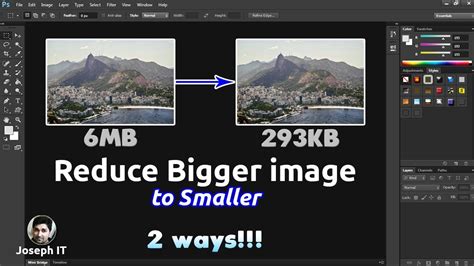 How to reduce image in photoshop