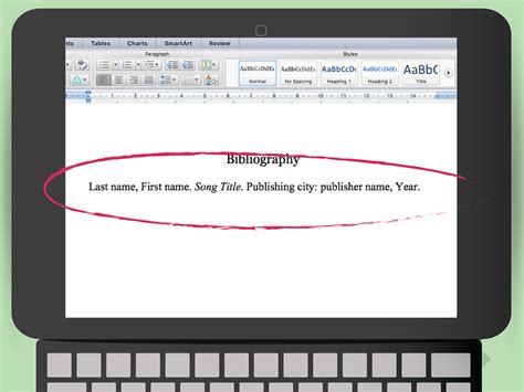 How to reference a song in text