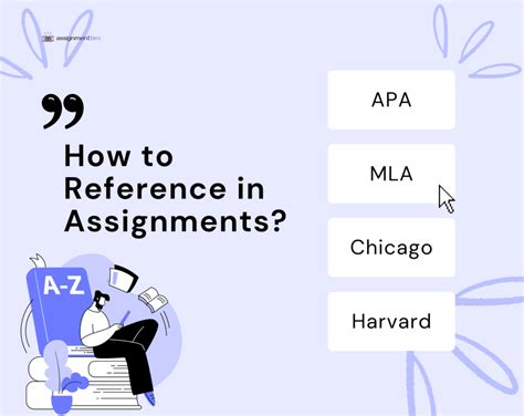 How to reference in an assignment