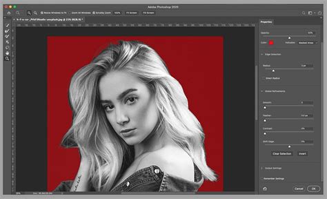 How to refine image in photoshop