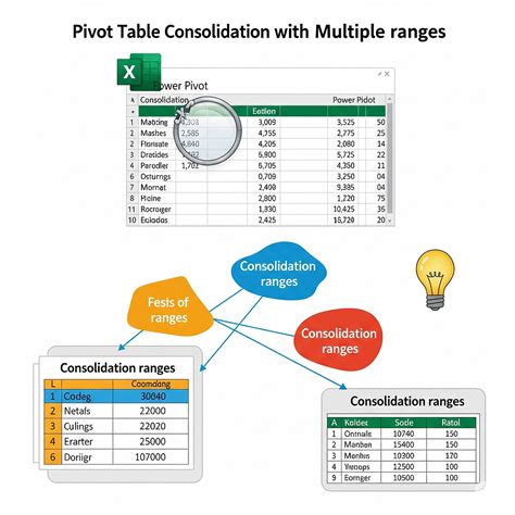 How to refresh pivot table.  Choose "Multiple consolidation ranges".  F...