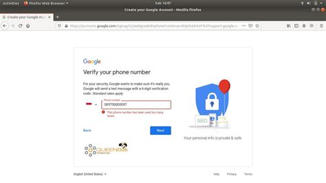 How to register google mail if phone number has used too many times …