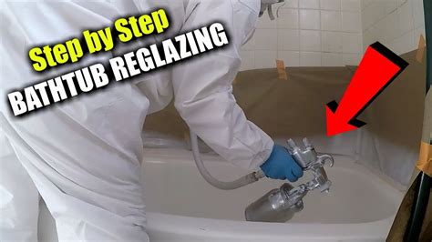 How to reglaze a tub. The first step is to rinse the tub with warm water to remove any surface level dirt or grime. You should then thoroughly coat the tub with an approved cleaning product and sponge as referenced above. Let the cleaner soak in for five minutes. You should then scrub the surface with a non-abrasive sponge or cloth … 