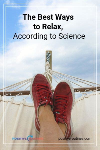 How to relax according to science 