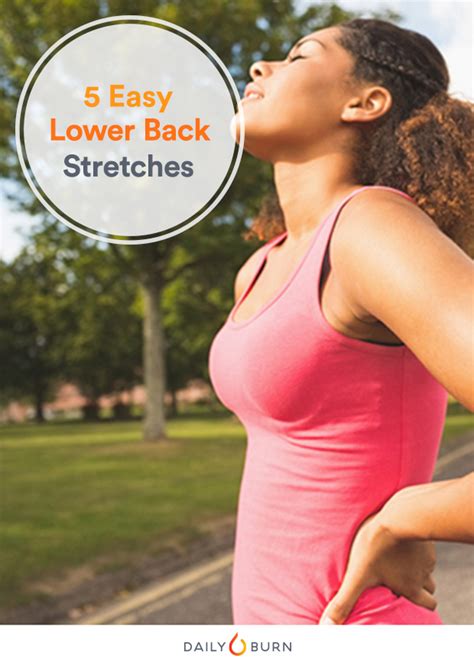 How to relieve stress in lower back