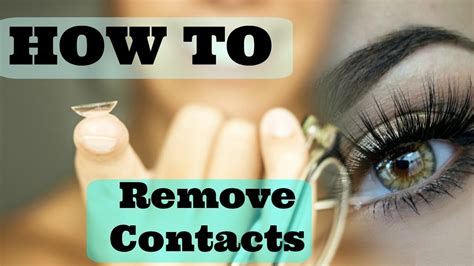 Before you take out your contacts, make sure you have access to a sink and a mirror. Then, follow these five steps: 1. Wash your hands. Always wash your hands before touching your face or eyes. Use an antibacterial soap that’s free of strong scents and lotions. Then, dry your hands with a lint-free towel or cloth..