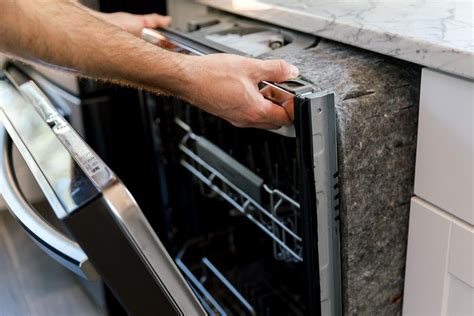 How to remove a dishwasher. Prepare for New Dishwasher · Tip the new unit onto its back to have easier access to the plumbing and electrical connections. · Remove the front access panel. 