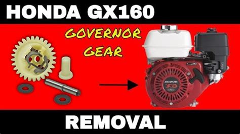 How to remove a governor a honda gx160 engine. - Introducción a la medicina y ciencias del deporte.