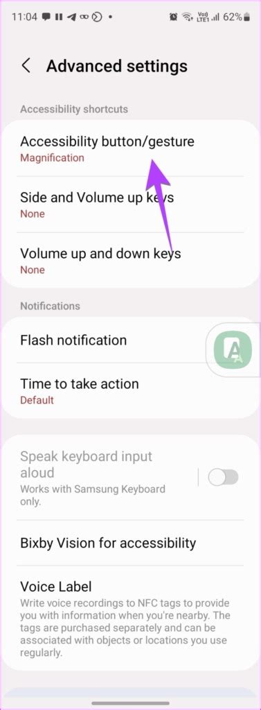 How to remove accessibility icon from home screen. .  ...