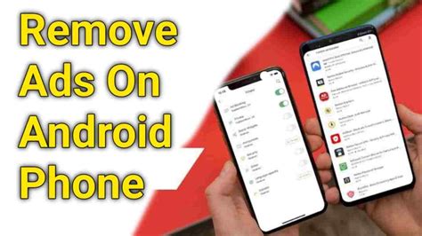 How to remove ads in cellphone