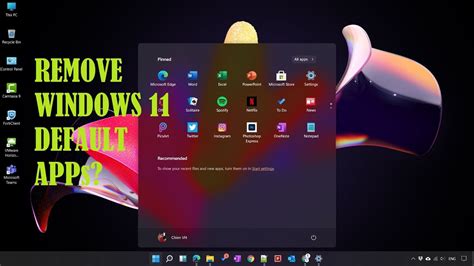 How to remove apps from home screen without deleting them windows 11. ...