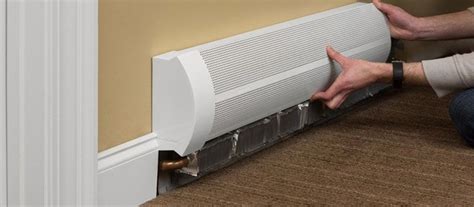 How to remove baseboard heat covers. 2. Unscrew Your Heating System. With the help of a screwdriver or a power drill, remove the screws from your baseboard heater to expose the wall behind the element inside it. 3. Remove The Heater From The Wall. Gently, unlatch the heating unit from the wall. Make sure that you don't scrape the paint or ruin the wall during the process. 