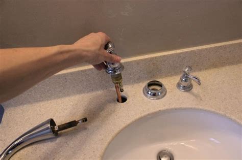 How to remove bathroom faucet. To repair a Moen bathroom faucet, first determine the problem. If the faucet is leaking, look closely at the fixture to determine where the leak is coming from. Many faucet leaks a... 