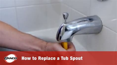 How to remove bathtub spout. 