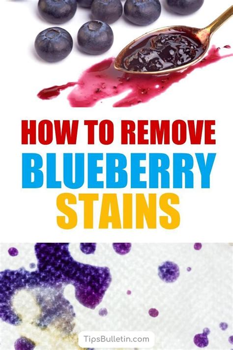 How to remove blueberry stain. Oct 9, 2015 ... This should remove the bulk of the stain and allow you to breathe a little easier. Submerge the stained part of the fabric in a bowl of white ... 