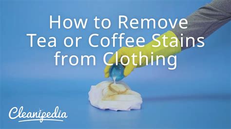 How to remove coffee stains from clothing. Grab 2 towels. Then get 1 wet, and use it to blot the stained area. Next, use the dry towel to blot the area dry. Repeat until the stain is gone. If you act right away, there’s a good chance this will be all that you need to do to remove the stain. If it doesn’t work, however, don’t fret: just move on to Step 3! 