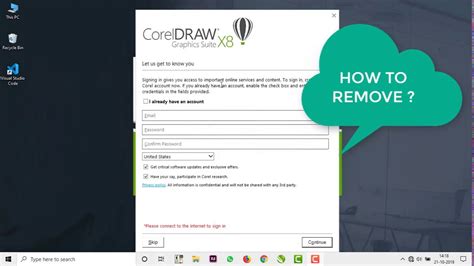 How to remove corel draw x8 account verification.  ALL IN ONE SYSTEM T...