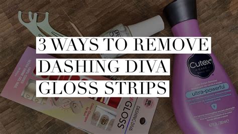 How to remove dashing diva glaze. Dashing Diva gloss sets include: 32 gel manicure strips. Instruction booklet. Thats it. It doesnt come with a cuticle pusher which is a bit of a bummer because you need one to remove the nail strips. Its still a great price for what you do get. The 32 strips break down to 20 solid, base colors and 12 accent colors. 