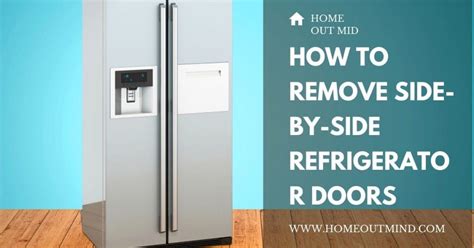 How to remove doors on whirlpool side-by-side refrigerator. Lift the filter door and simply pull out the filter. For Everydrop or Whirlpool filter 2, the filter housing is in the refrigerator, in the upper right corner. Open the door of the housing and pull down the filter. Then, turn it counterclockwise or to the left to loosen and remove it. 