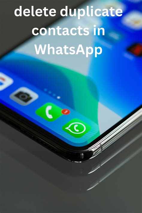 How to remove duplicate contacts in whatsapp
