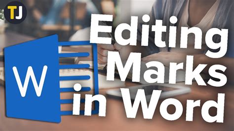 How to remove editing marks in word