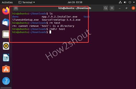 How to remove file in linux command