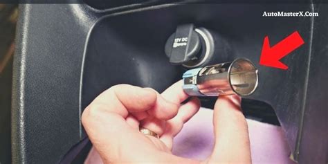 How to remove ford cigarette lighter.  Locate the screw in the back shell of the socket.  I was...