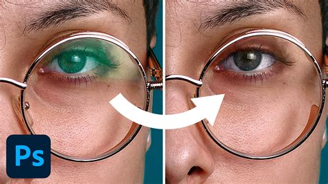 How to remove glass glare in photoshop