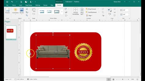 How to remove image background in publisher