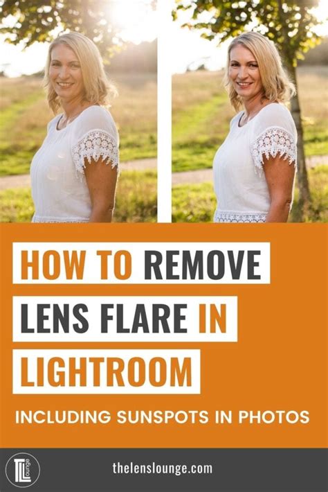 How to remove lens glare in lightroom