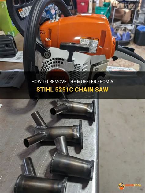 How to remove muffler on stihl chainsaw. .  ...