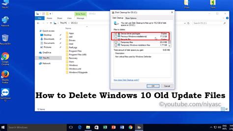 How to remove my files from windows 10