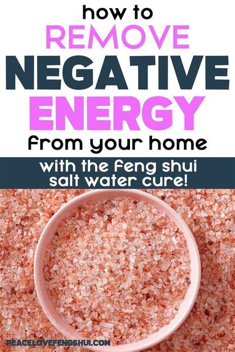 How to remove negative energy with water