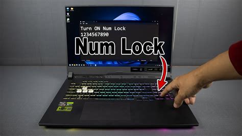 How to remove num lock in laptop