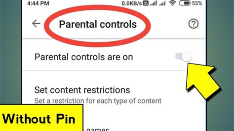 How to remove parental settings. Things To Know About How to remove parental settings. 