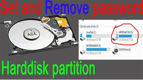How to remove password in hard drive