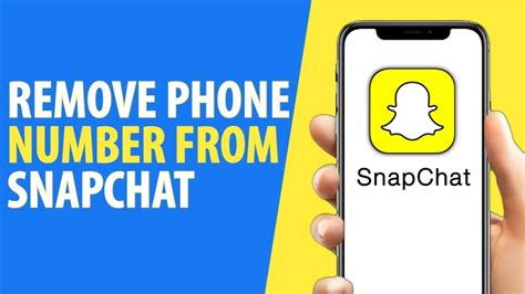 How to remove phone number from snapchat without logging in