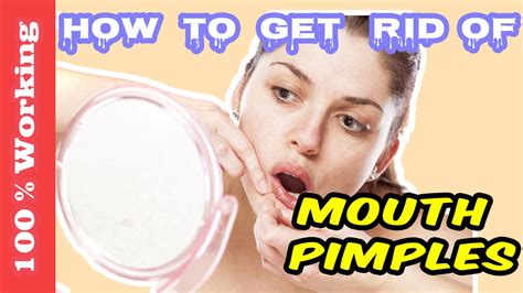 How to remove pimple in mouth
