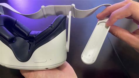 In order to take the Oculus Quest 2 straps off, grab the plastic bit at the front of the strap on each side (not the plastic bit with the horizontal black line), and gently remove them. Then, remove the faceplate, unstrap the Velcro, and pull it through the slot.. 