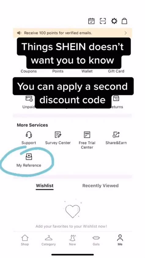 SHEIN JANUARY 2024 REFERENCE CODE 🍾. SHEIN JANUARY 2024 REFERENCE CODE STACKABLE PROMO. SHEIN Reference Code: US07471K. Want a BIG discount and and add multiple coupons on Shein? Follow here ⬇️ How to use reference code: Open Shein app. Click Me at the bottom rigtt corner. Under More Services' click on 'My Reference'.. 