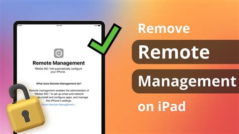 How to remove remote management from ipad. Aug 10, 2019 ... You can find MDM bypass service for iOS here: https://ebay.us/PB2Kcu MDM bypass for Mac OS: https://ebay.us/wRT2mD iCloud bypass: ... 