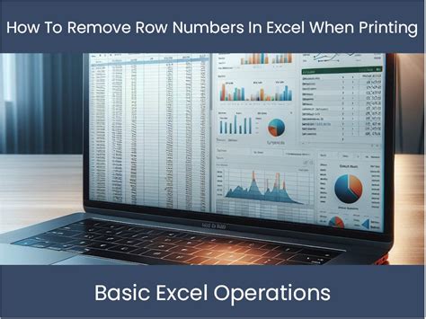How to remove row numbers in excel