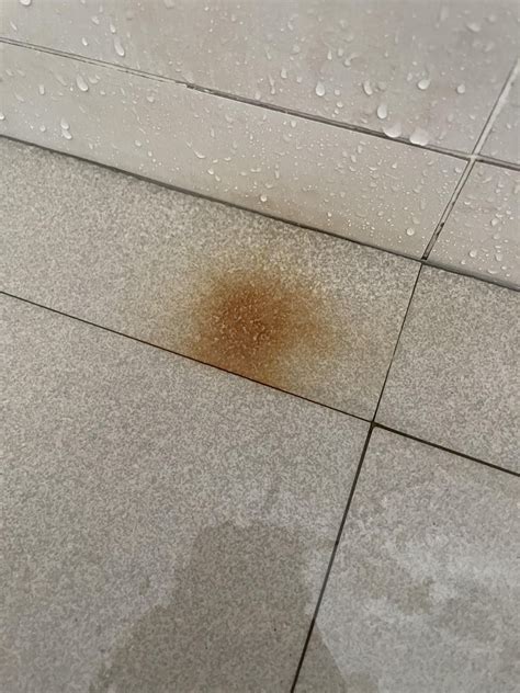 How to remove rust stain from bathroom tile? : r/CleaningTips