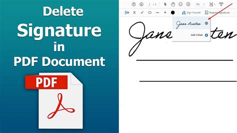 How to remove signature from pdf. 11 Replies. You need to invalidate the signature first. Right-click it and select Invalidate (or Clear) Signature. When I right-click on the signature, I get menu items for the link and no option for Invalidate or … 