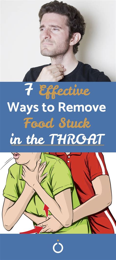How to remove something stuck in throat