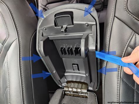 How to remove the center console of a 2024 Ford Explorer