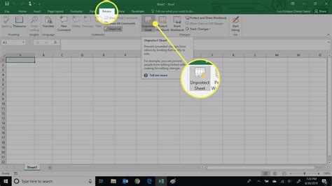 How to remove unprotected sheet in excel