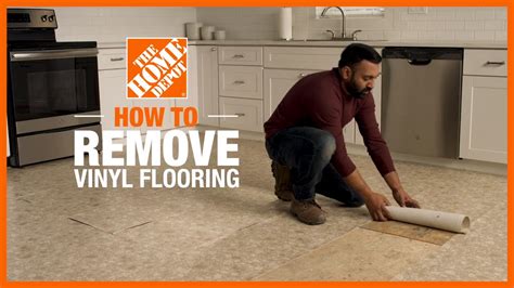 How to remove vinyl flooring. Spread a thin layer of baking soda over the rust stain. Baking soda is rough in texture. It can work as an abrasive in the scrubbing process. Wet your rag with vinegar and rub over the stained surface. Rinse with water and repeat until the stain has faded away. Make one final rinse and wipe with clean water. 
