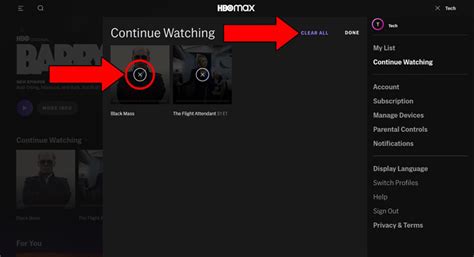 How to remove watch history on hbo max. HBO Max 